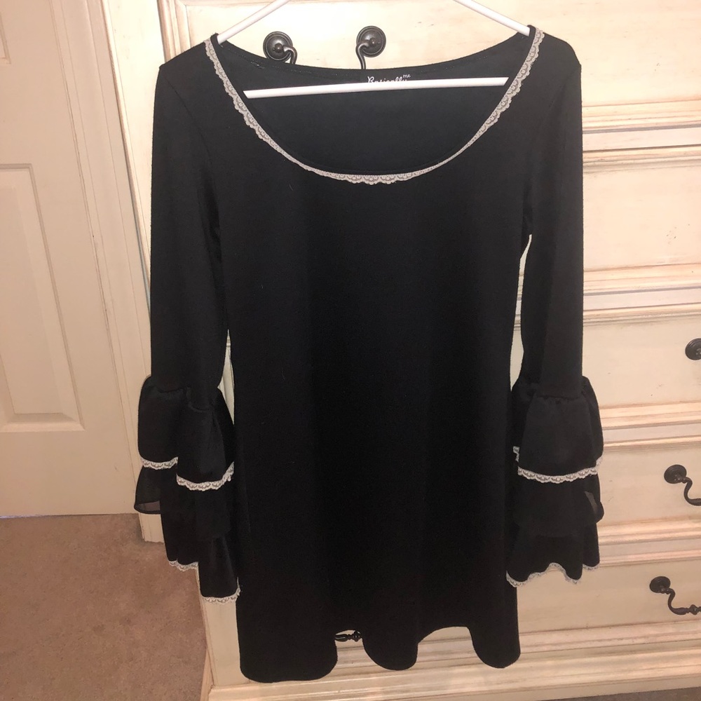 Bohemian-Style Little Black Dress